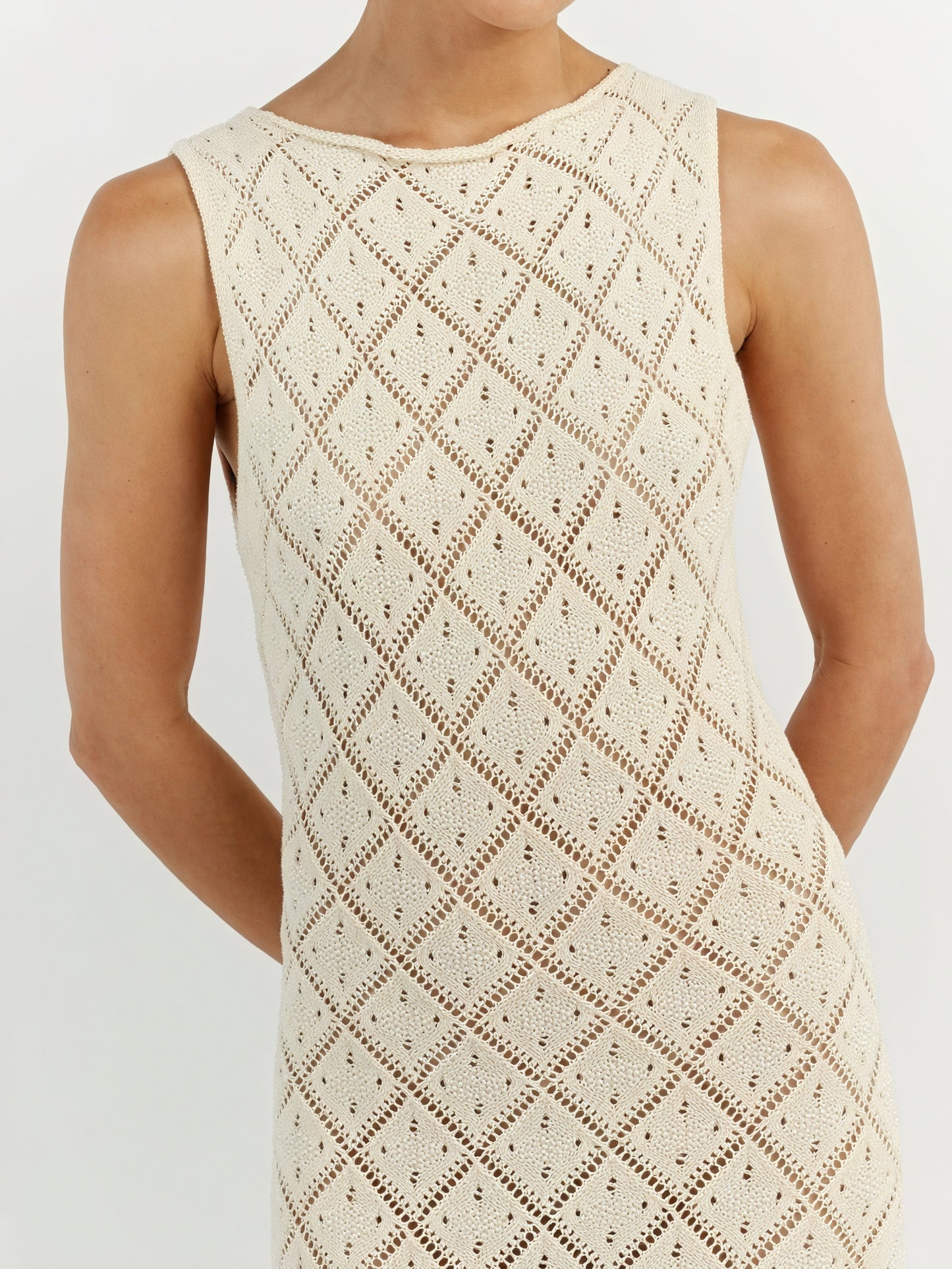 Women's Maxi Dress – Sleeveless Open Knit Design-83712-cdf48d5b-77b5-4035-8e36-45266b86153b