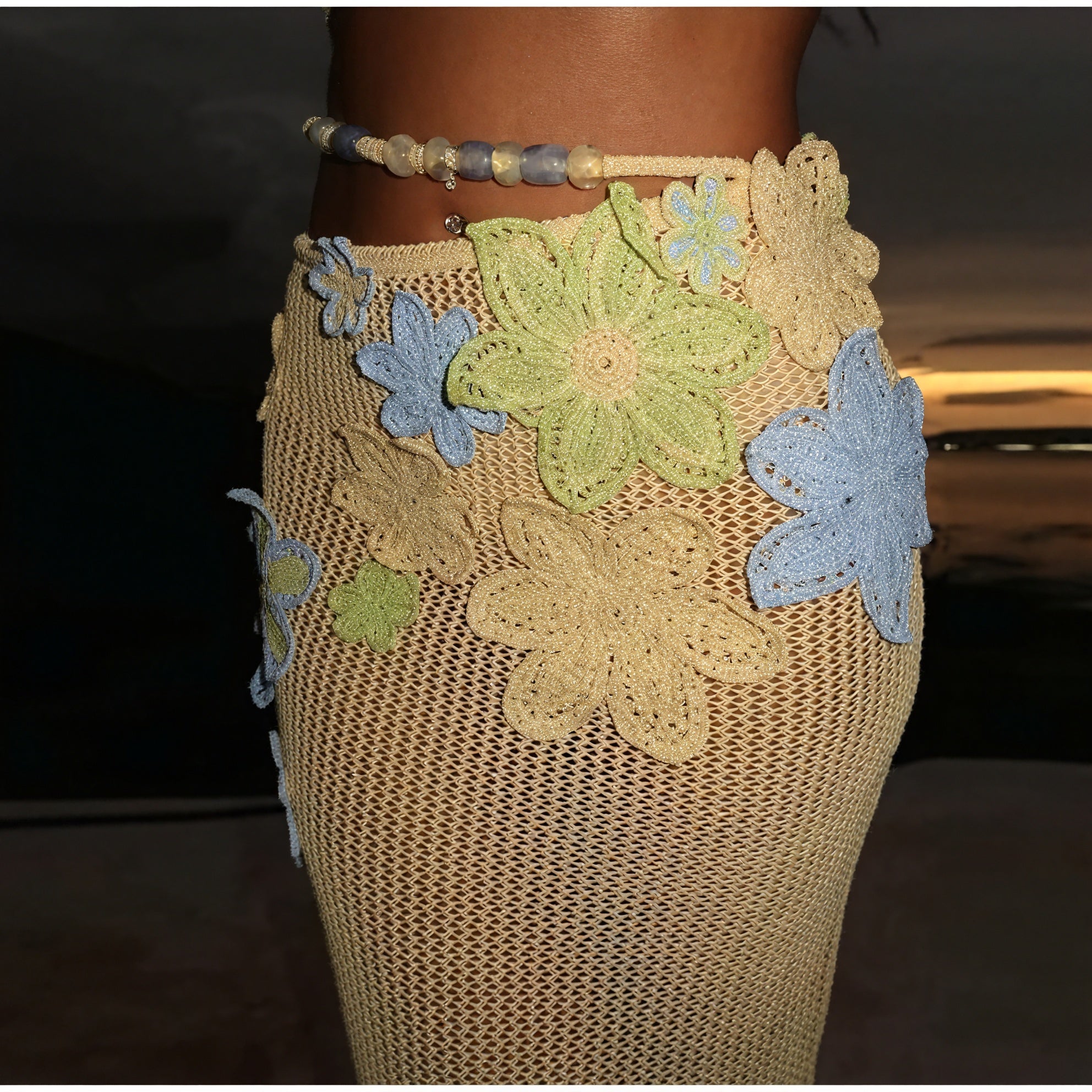 Women's Handmade Crochet Floral Two-Piece Set Dress, Summer Bohemian Style-83755-4d819255-0530-4dc2-87b1-3d32d09d21e2