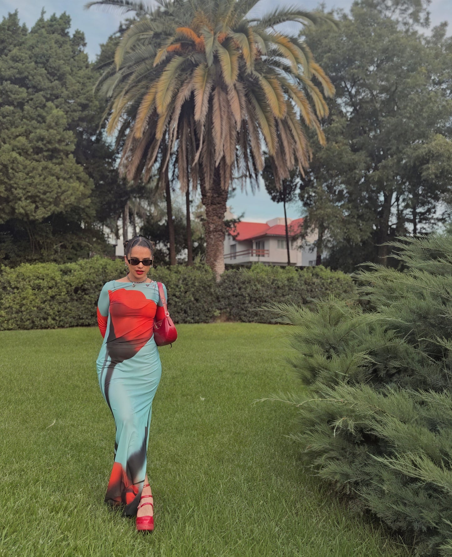 Women's Long Sleeve Maxi Dress – Colorful Artistic Print, Floor-Length-83850-94a204c7-6c78-4ffe-b97c-a8c4d5c43043