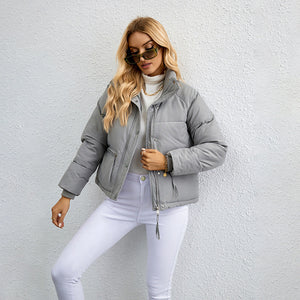 Women's Quilted Cropped Puffer Jacket – High Collar, Water-Resistant-65207-524c26d4-6c53-4be8-b9c4-3a2ba9865e7b