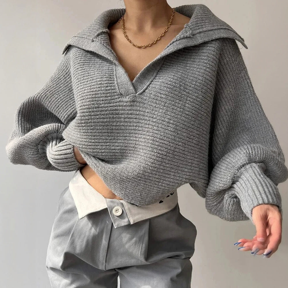 Chic Oversized Knit Top