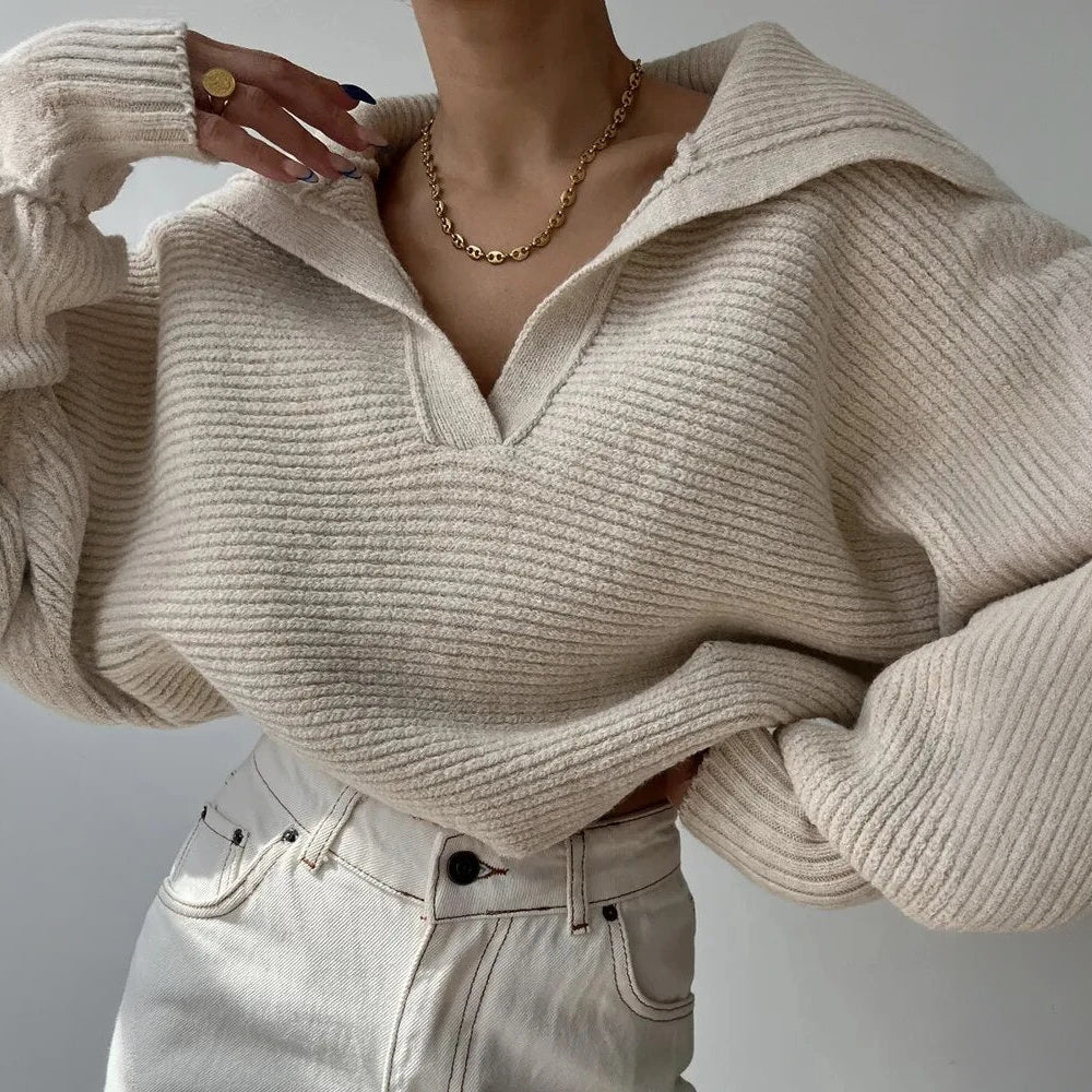 Chic Oversized Knit Top