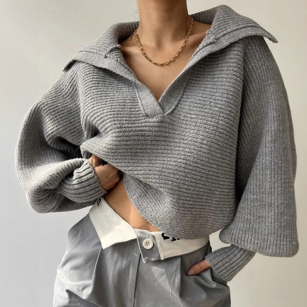 Chic Oversized Knit Top