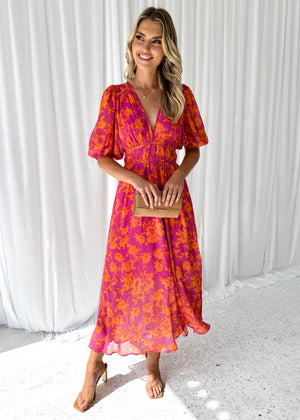 Women's Floral V-Neck Maxi Dress – Flowy Summer Style-83294-78cd39b5-1211-42ad-a84b-9fe4c05bea2e