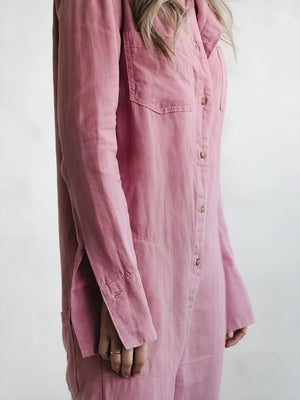 Women's Linen Blend Jumpsuit – Button-Down, Tapered Leg, Relaxed Fit-81162-94b5dc39-63a2-45ff-9fd0-0624073c6c61