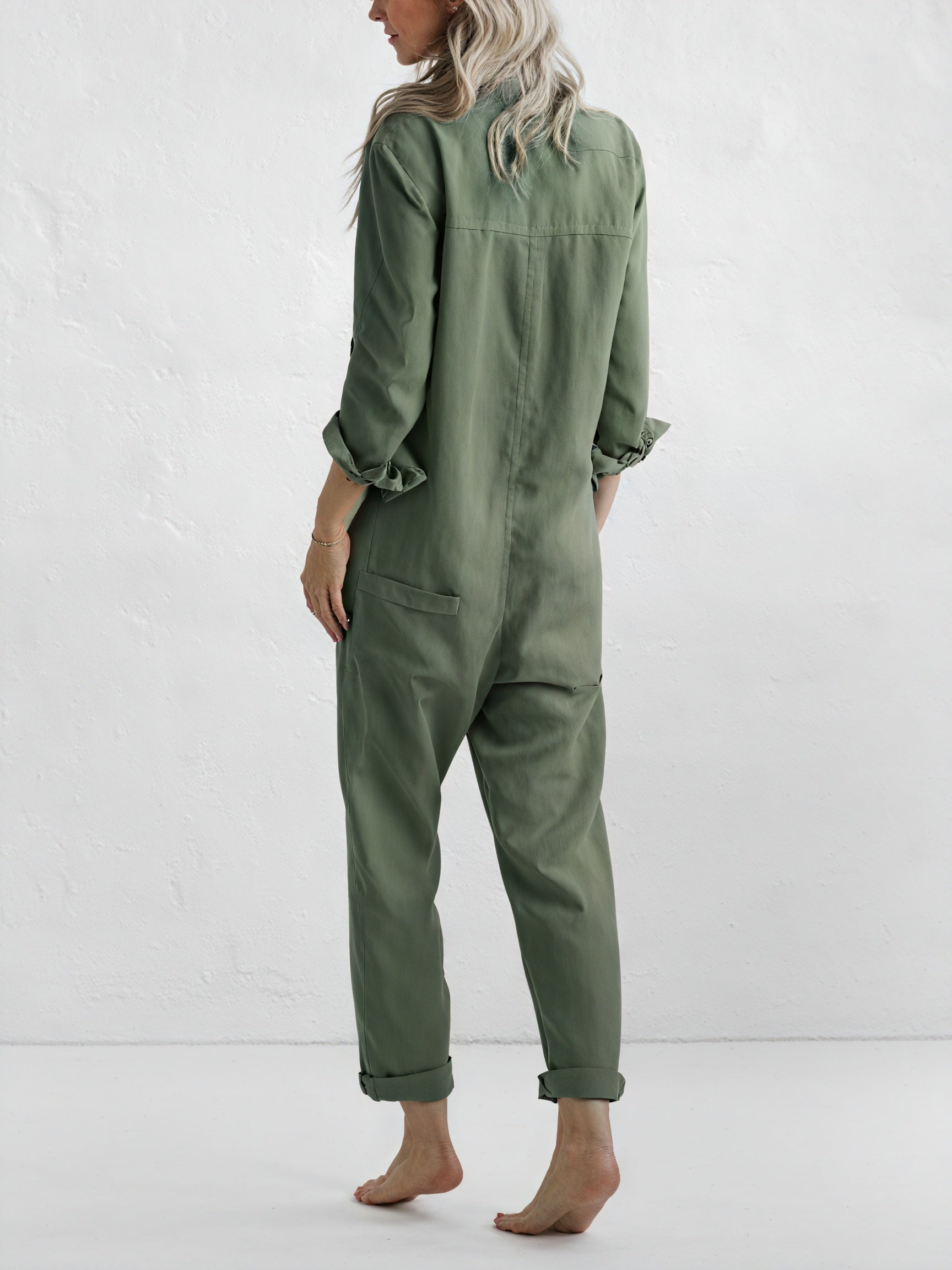 Women's Linen Blend Jumpsuit – Button-Down, Tapered Leg, Relaxed Fit-81162-70e266ec-9391-4a99-8335-8cd831e1464b