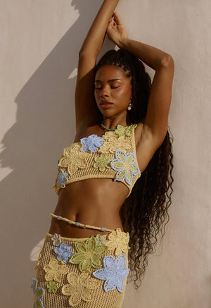 Women's Handmade Crochet Floral Two-Piece Set Dress, Summer Bohemian Style-83755-cb11c182-4210-43e5-ab30-03a214ae99c1