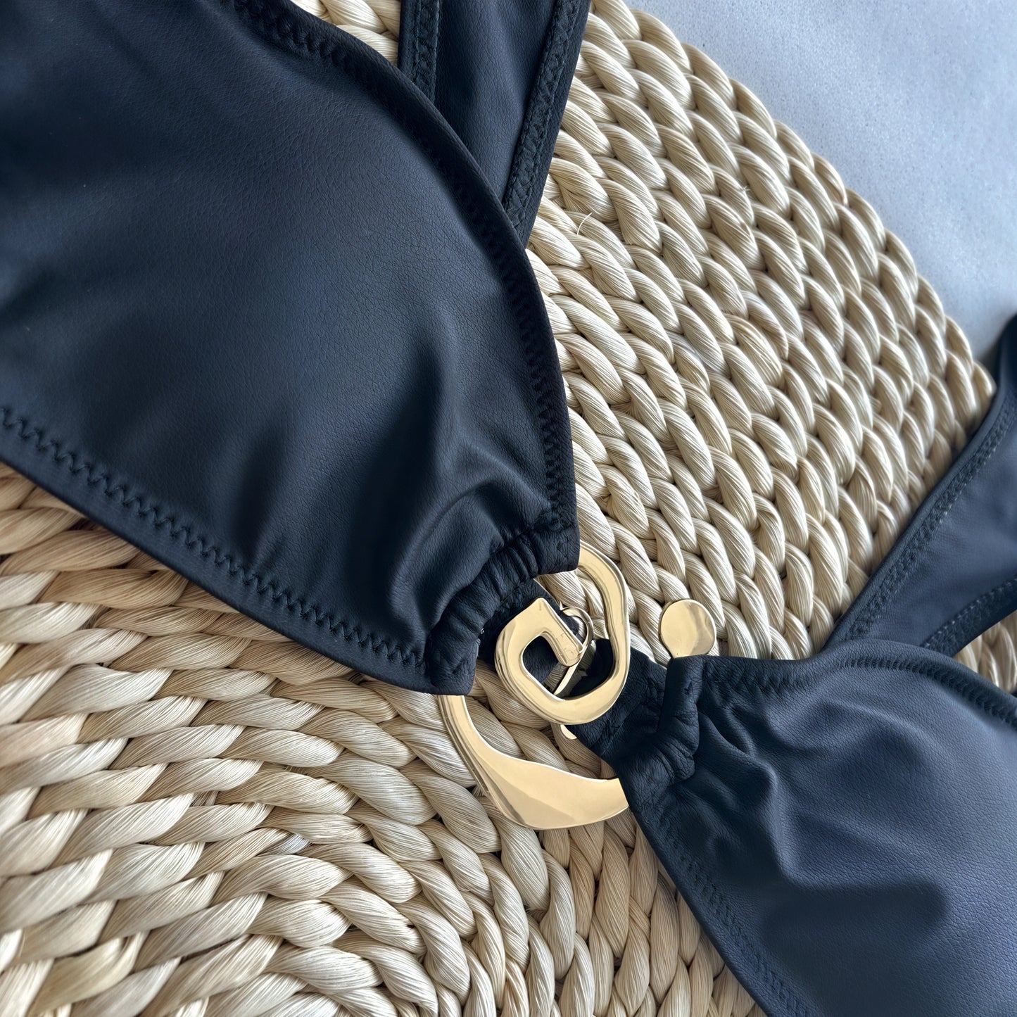 Women's One-Piece Swimsuit – Black, Decorative Hardware, Elegant-83767-a0faa122-5d0f-4e01-94d7-77b101bc654d