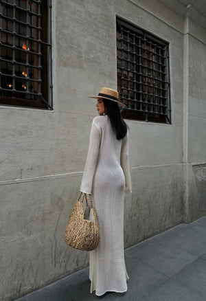 Women's Sheer Knit Maxi Dress – Long Sleeve Cutout Beach Cover-up-83803-b138df20-eb5c-4a2d-99ef-767bfc8afb15