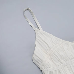 Women's Pleated Maxi Dress – Spaghetti Strap, Flowing-83811-4771d2ef-12c6-4222-8ff6-3654a92d9727
