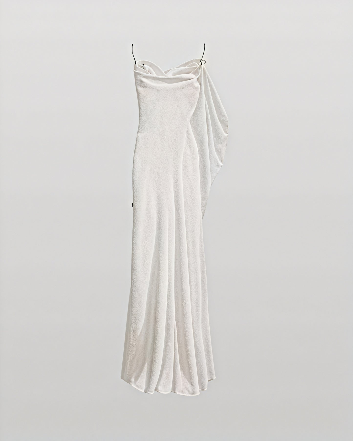 Women's Satin Cowl Neck Floor Length Dress with Spaghetti Straps-83831-00001a11-524b-4c5f-a8c5-e37f59d26654