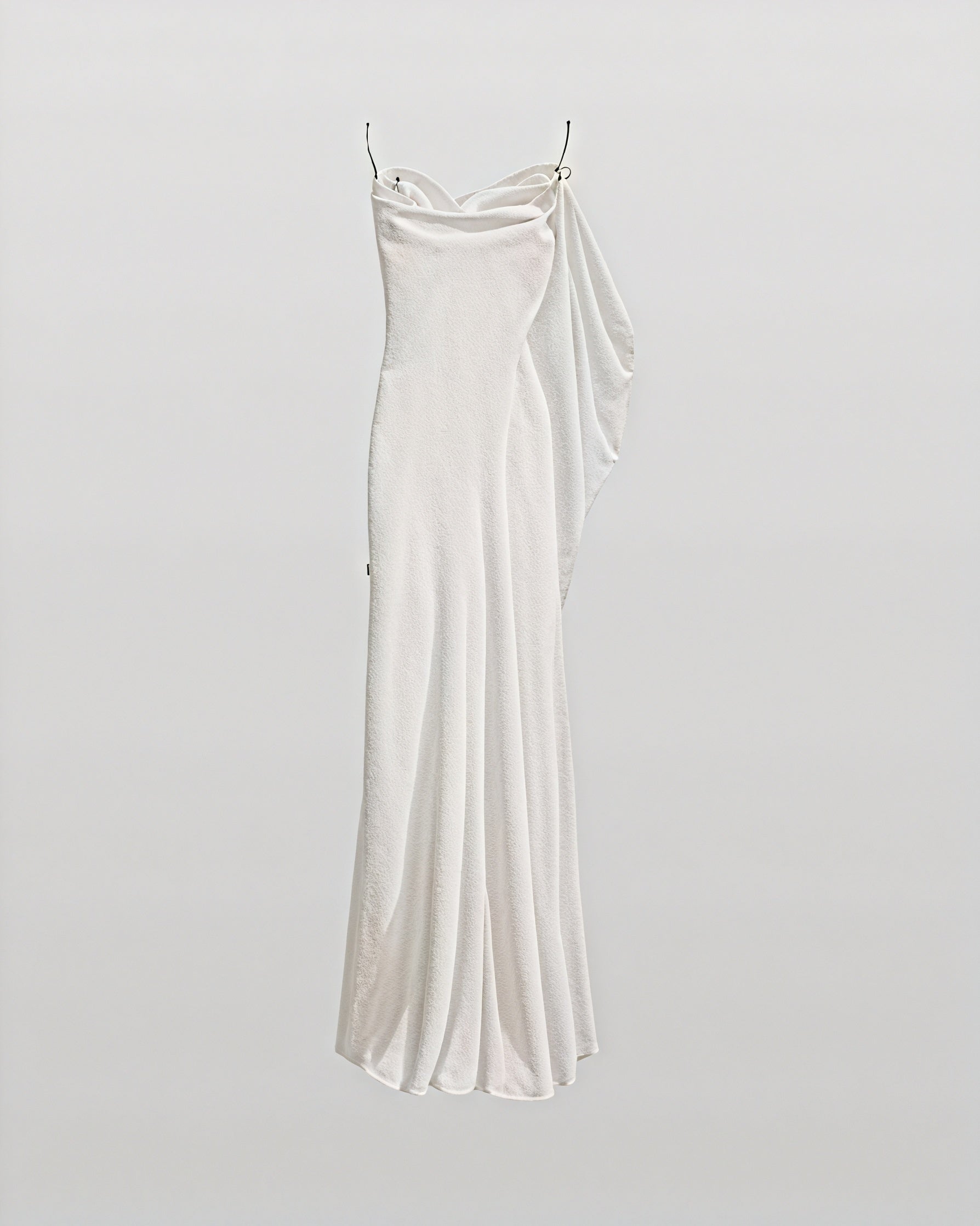 Women's Satin Cowl Neck Floor Length Dress with Spaghetti Straps-83831-00001a11-524b-4c5f-a8c5-e37f59d26654
